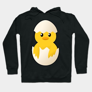 Easter chick in eggshell Hoodie